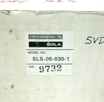NEW SOLA SLS-05-030-1 POWER SUPPLY SLS050301