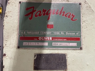Farqhuar 400 Ton Wheel Press