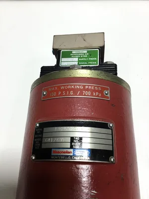 Masoneilan 6417CYL Rolling Diaphragm Pneumatic Air Cylinder
