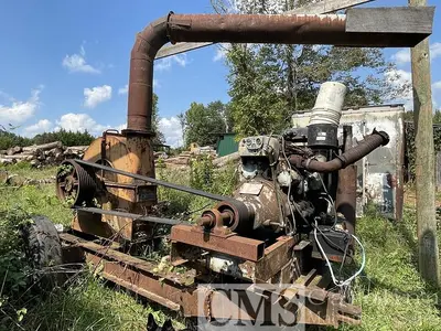 USED SODERHAMN 48" PORTABLE CHIPPER WITH DIESEL ENGINE