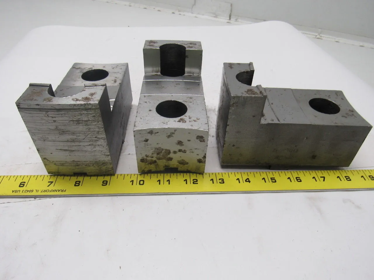 Daco 05-201458 2 Step Lathe Chuck Top Jaws 5-1/4" X 3-1/4" X 2-1/2" Lot Of 3