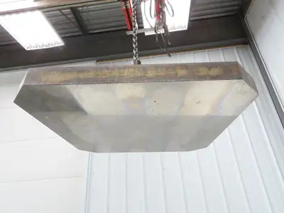 Carbon Steel Flat Ground Stock 2" x 25"x 25"  355Lbs