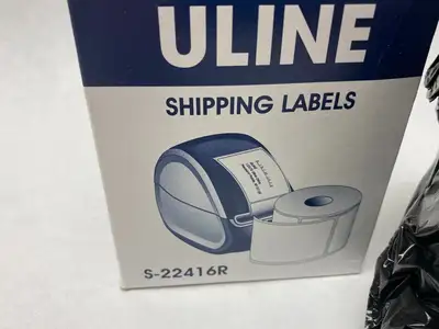 NEW U-LINE RED MINI PRINTER LABELS 4 X 6" ROLL OF 220
