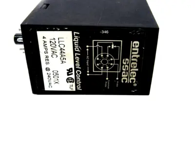 USED ENTRELEC SSAC LLC44A5A LIQUID LEVEL CONTROL 120VAC