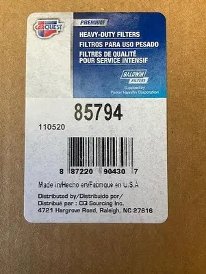 Car Quest Fuel Filter PN 85794