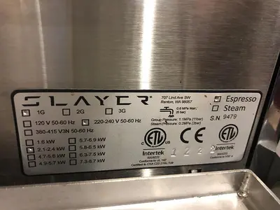 USED SLAYER 1G