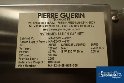 USED Pierre Guerin 80 Liter Pierre Guerin Fermenter Bioreactor, S/S, 58/87#