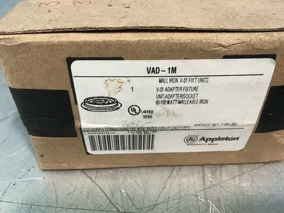 Used APPLETON VAD1M Electrical Fittings Ohio US | HGR 24 #1763153