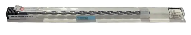 Guhring 25/64" Solid Carbide Drill 30xD Coolant Thru, 135 Deg, 2 Flute, nano-FIREX