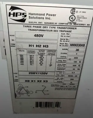 HAMMOND POWER SOLUTIONS NMK030KB Miscellaneous, Transformers | Machinery Central (2)