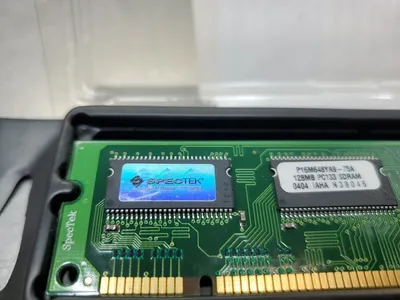 Spectek P16M648YA9-75A 128MB PC-133 SDRAM Card. 3D-5