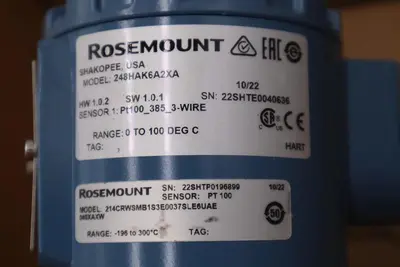 ROSEMOUNT , 248HAK6A2XA, TEMP. TRANSMITTER , 241CRWSMB1S3E0037SLE6UAE NEW IN BOX