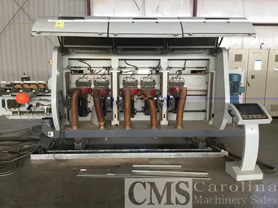 USED 2016 HAWK MACHINERY HKH 337 DOUBLE END TENNONER(FLOORING)