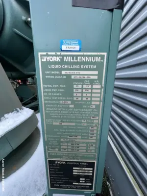 Used YORK MILLENNIUM Chillers Illinois US | Aaron Equipment #1269466