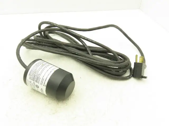 MDI GF10W20F1 Mechanical Float Switch 120VAC 20' Cord Pump Duty Normally Open