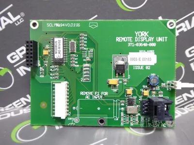 York ISN 371-03640-000 Display Module with Keypad Used