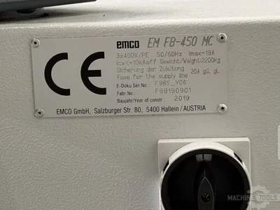 USED 2019 EMCO FB-450 MC