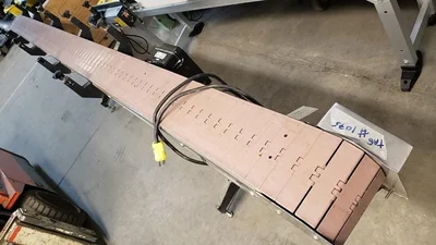 Conveyor 12 feet by 6'' large by 32'' height  Automatix #1075