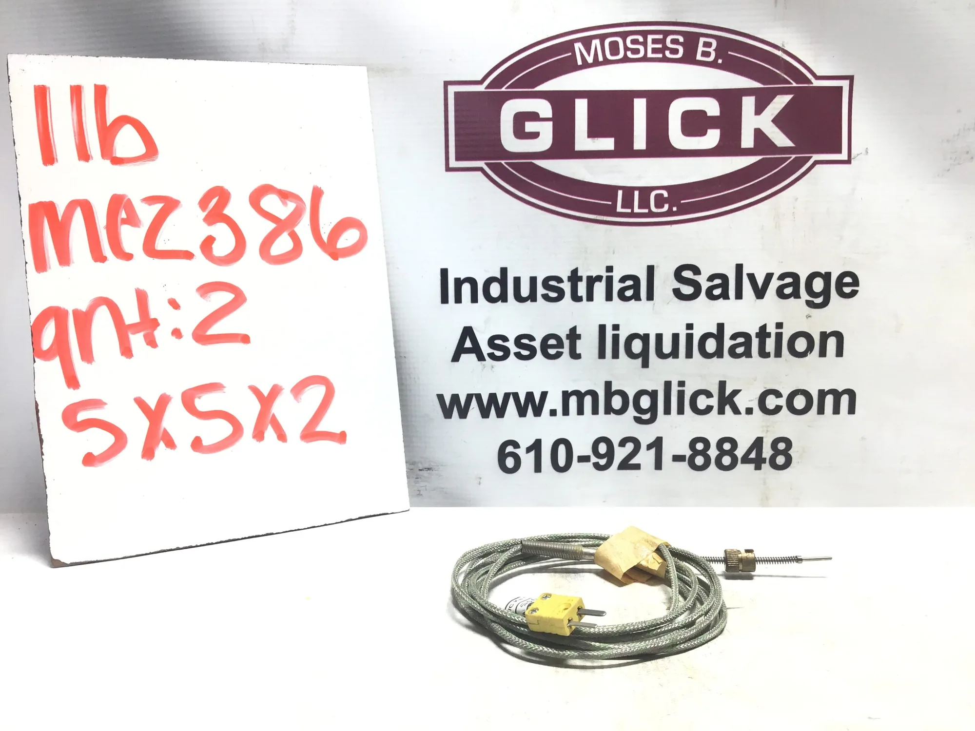 GEFRAN MN Measurement Instruments Thermocouple Sensor High Temperature