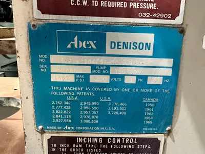 USED MULTIPRESS MULTIPRESS WR65L-C304FS1-S0.92169-C PRESS