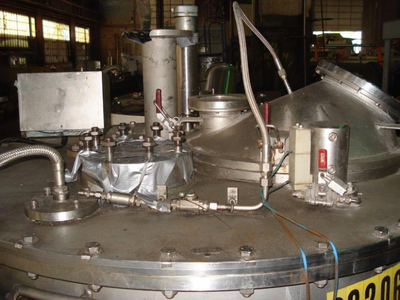 Krauss-Maffei VZO 125/3.2C perforate basket centrifuge, 316SS.