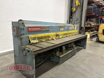 Used NIAGARA IF-10-1/4 Power Squaring Shears (Inch) Michigan US | Vander Ziel Machinery Sales #480522