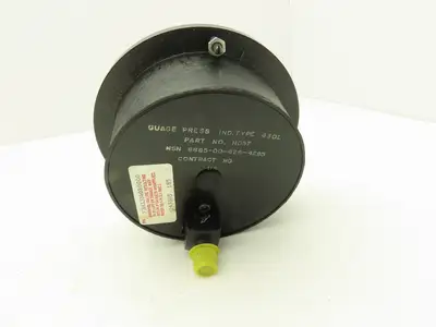 Helicoid 430L HD57 4.5" Dial Pressure Gauge 0-6000 PSI 1/4"NPT Panel Mount