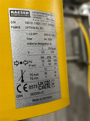 Used 2024 KAESER "SECOTEC TD 73" Refrigerated Air Compressor Dryers Texas US | MachineryMax #1488256