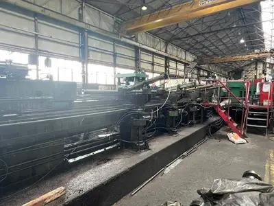 Used SAMUEL PLATT BRIGHT BAR DRAWING, STRAIGHTENING & SAWING LINE (14722) Draw Benches Connecticut US | Machinery International LLC #1557867