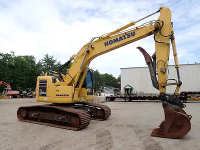 Used 2016 KOMATSU PC228US LC-10 Crawler Excavators Massachusetts US | Brookside Equipment Sales #1422157