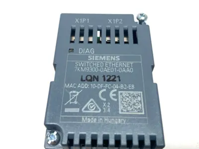 USED SIEMENS SWITCHED ETHERNET PROFINET EXPANSION MODULE