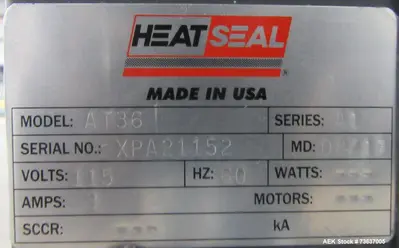 USED HEAT SEAL AT36