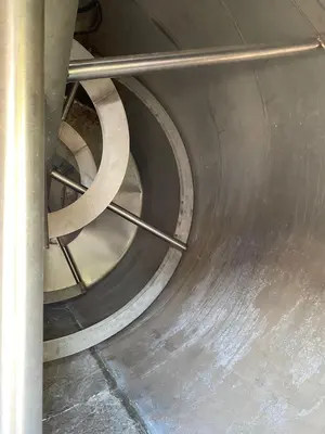10000 L Stainless Steel Horizontal Insulated Mixing Tank