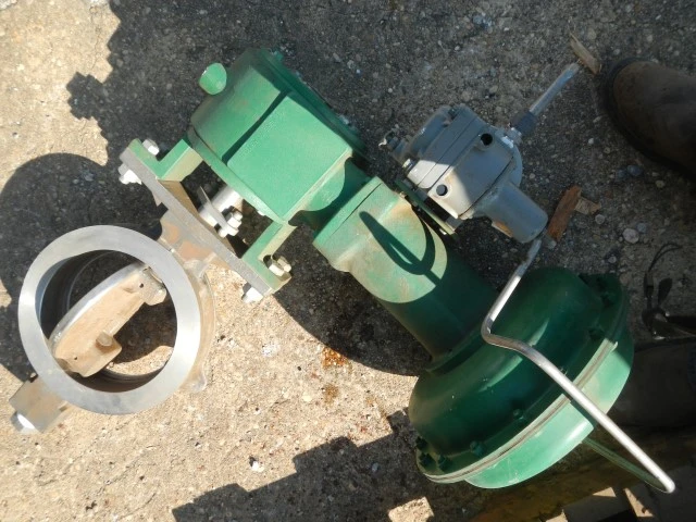 Fisher 8" 150 Class, 316 Stainless E-Disc Control Valve