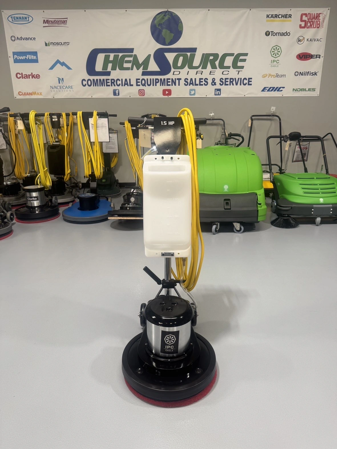 IPC FM17 Low Speed Scrubber with Tank NEW