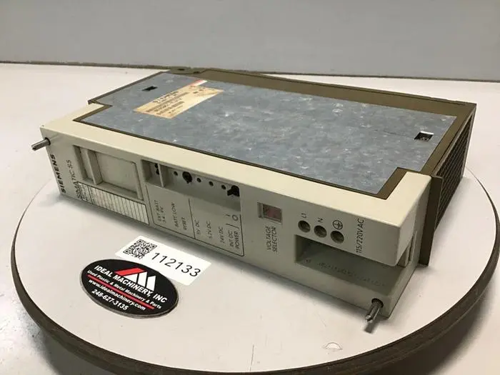Used SIEMENS 6ES5 951-7LD12 Power Supplies Michigan US | Ideal Machinery #700651