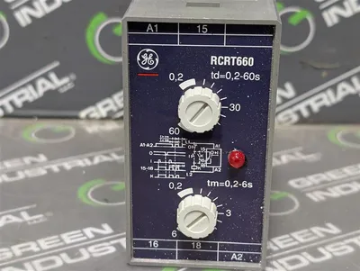 General Electric RCRT660AK Electronic Time Delay Relay 123627 New NIB