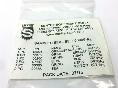 New | in-Stock Sentry Equipment Sampler Seal Set Seals & Gaskets Michigan US | Maverick Industrial Sales #1400629
