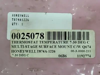NEW HONEYWELL T874A-1226
