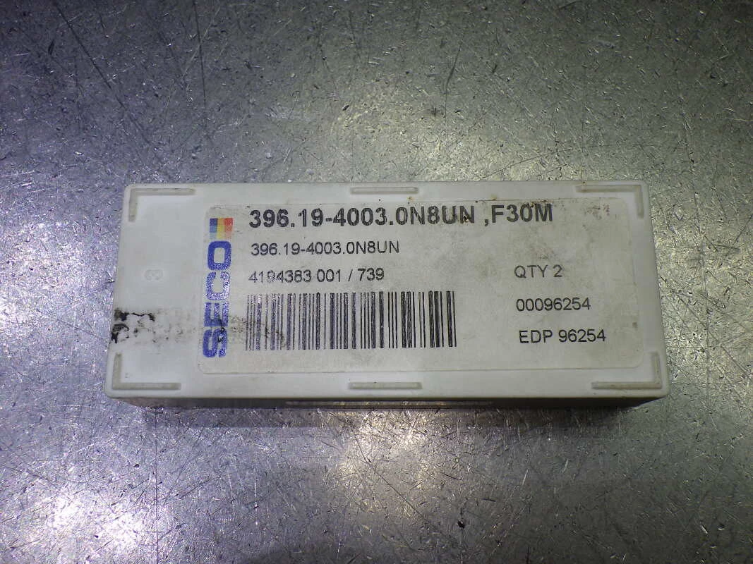 SECO Carbide Thread Mill Inserts QTY2 396.19-4003.0N8UN F30M (LOC309)