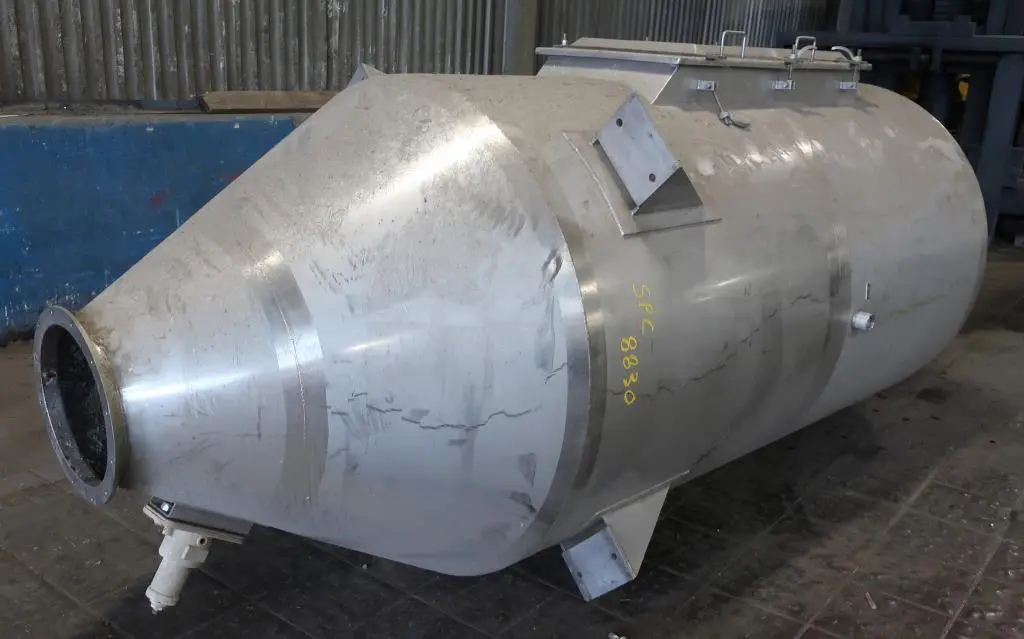 SPC8830  Dust Collector 137 cu.ft. total capacity cyclone separator Stainless Steel