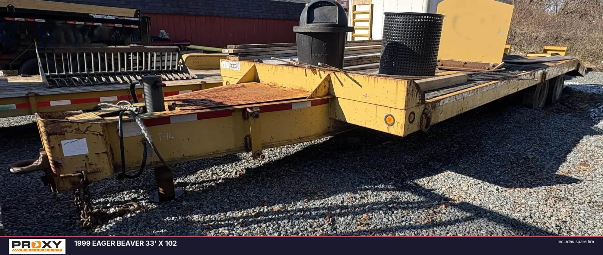 Used 1999 EAGER BEAVER 33' X 102 Flatbed Trailers New Jersey US | Proxy Equipment #1381590