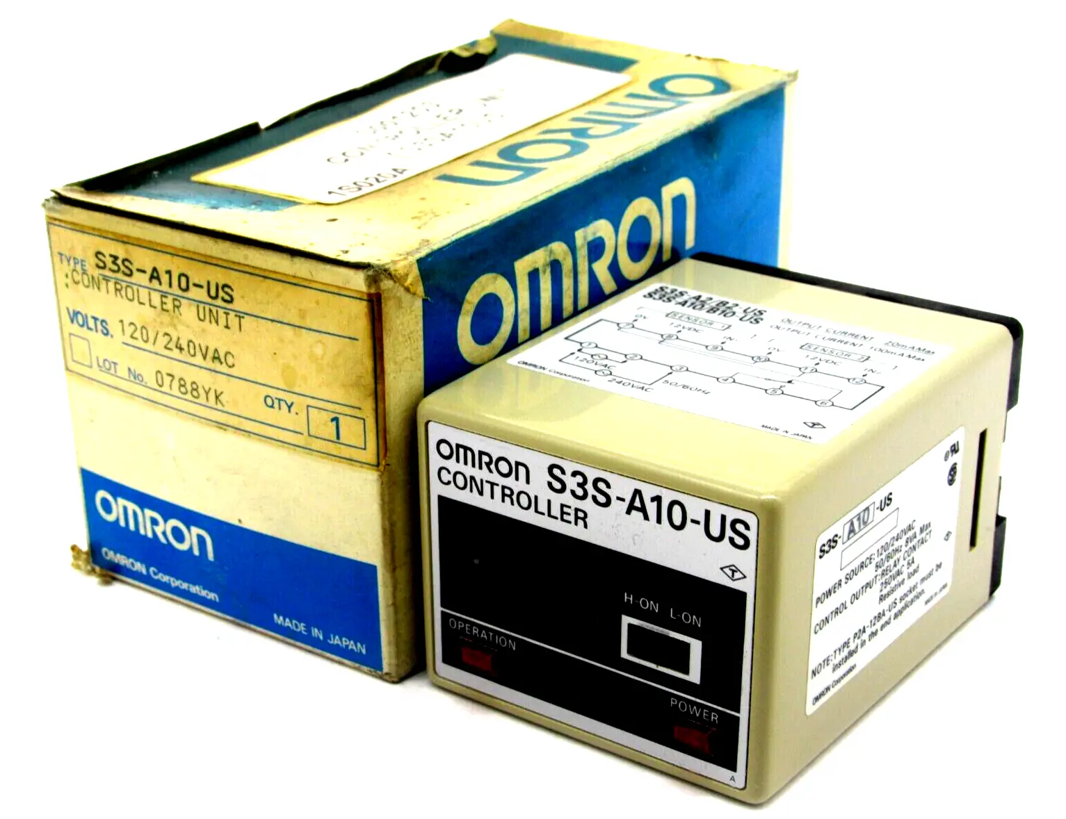 NEW OMRON S3S-A10-US SENSOR CONTROLLER 120/240VAC S3SA10US