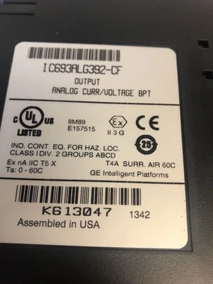 Used GE FANUC IC693ALG392-CF PLC Processors Indiana US | J&J Industrial Supply #498161