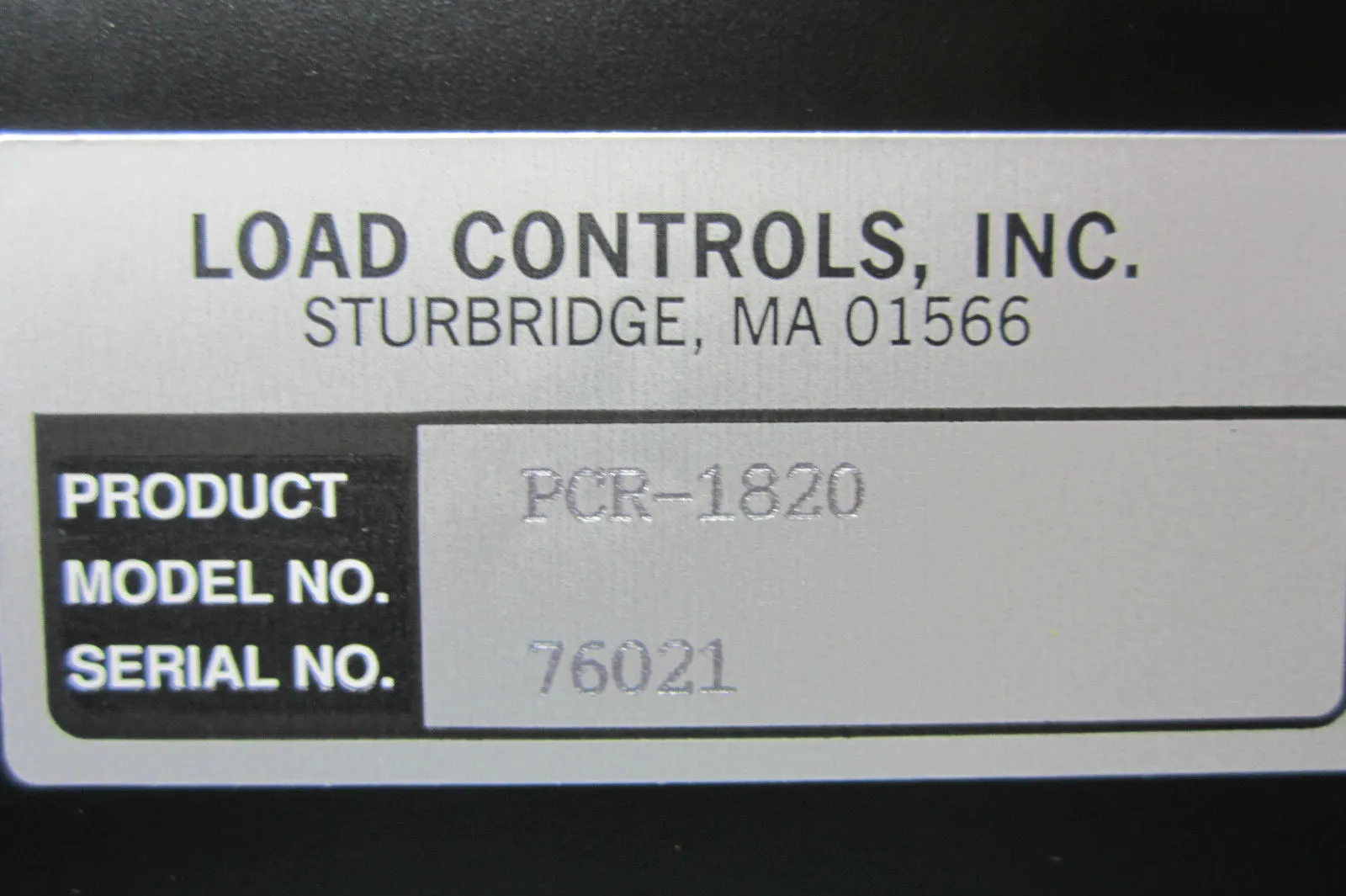 NEW LOAD CONTROLS PCR-1820 COMPENSATOR PCR1820