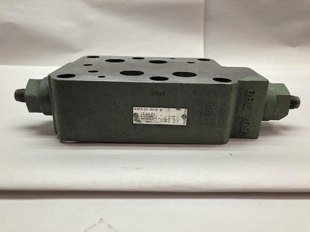 Used HYDRO NORMA Z2FS22-30/S Pump & Valve Parts Ohio US | Surplus Asset Holdings #1246752