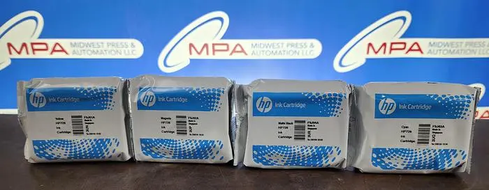 HP HP728 Lot of 4 Ink Cartridges F9J61A / F9J62A / F9J63A / F9J64A