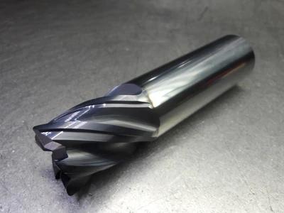 Kyocera/SGS 25mm 5 Flute Carbide CR Endmill 25mm Shank 1mm R 48025 (LOC2326)