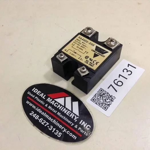 Used CARLO GAVAZZI RA4450-D08 Relays & Switches Michigan US | Ideal Machinery #567507