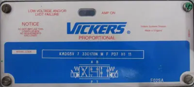 REFURBISHED VICKERS KADG5V-7-33G170N-M-F-PD7-H1-11 PROPORTIONAL VALVE